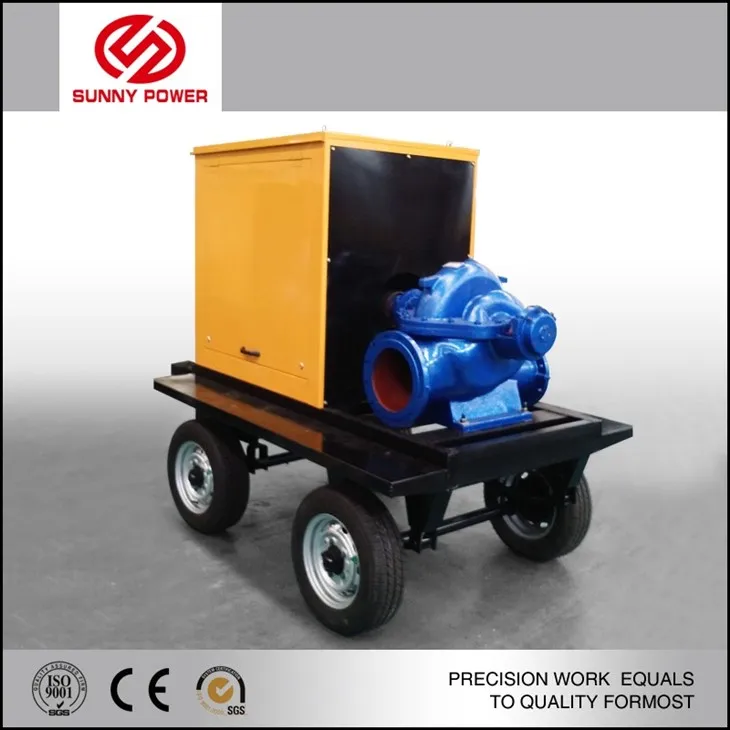 mining pump with trailer