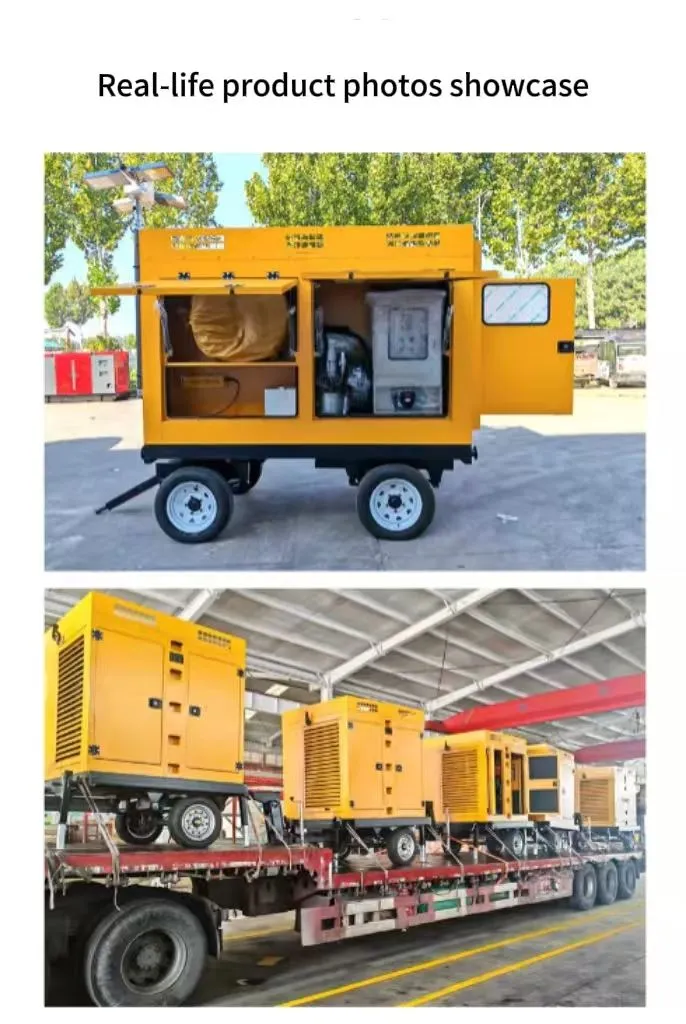 Diesel Generator Set Integrated With Permanent Magnet Variable Frequency Submersible Pump On A Trailer